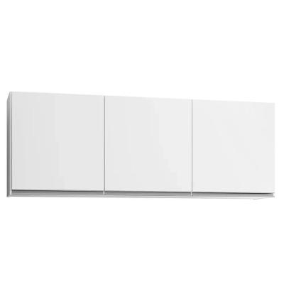 Armário Aéreo De Cozinha 150cm 3 Portas Argélia Branco - Lumil