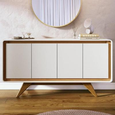 Buffet Aparador 160cm 4 Portas Orgânico Cecy Off White Z56 - Mpozenato