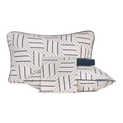 Jogo De Cama Queen 4 Peças Altenburg Malha Fio Penteado Zigue