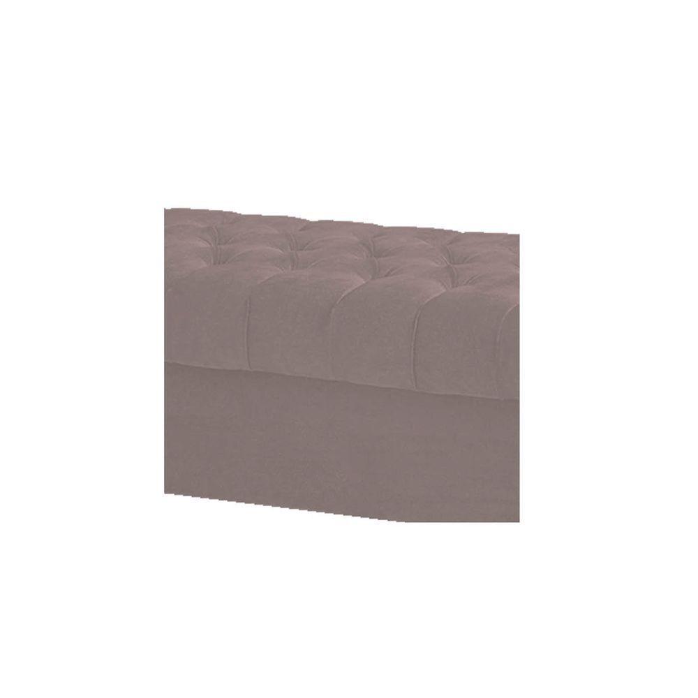 Recamier Divã Morabe P04 160 Cm Suede Rosê Tca 949 - 2