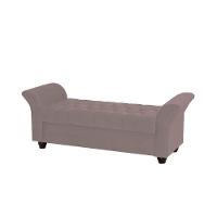 Recamier Divã Morabe P04 160 Cm Suede Rosê Tca 949 - 7
