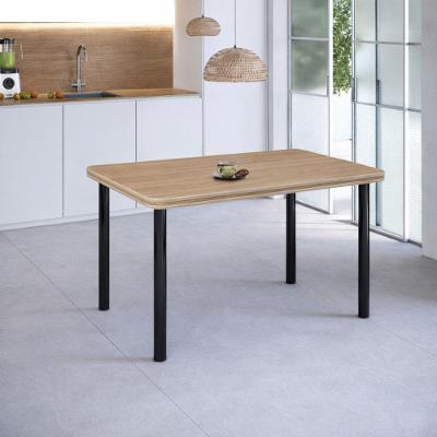 Mesa Estrutura Preta Mp1010-tp800 Tampo 1500x800x45mm Preto/mel