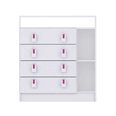 Cômoda Infantil Em Mdp Com 4 Gavetas Percasa Branco