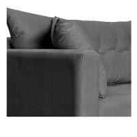 Recamier Azura 160cm Com Almofada Lado Direito Suede Cor Cinza - 3