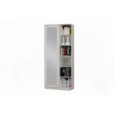 Armário Multiuso João Pessoa 1 Porta 9 Prateleiras MDF 70CM Branco