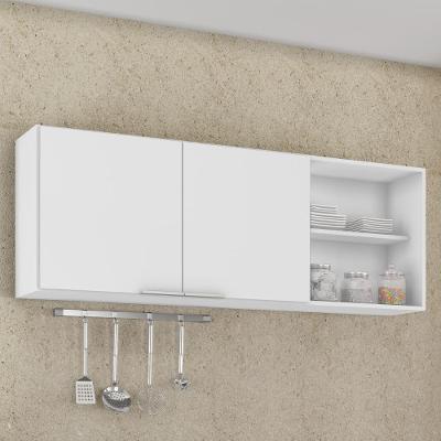 Armário De Cozinha Aéreo 150cm Pérola Z34 Branco - Mpozenato