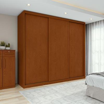 Guarda-roupa Casal 3 Portas 100% Mdf Gaia Frassino/off White