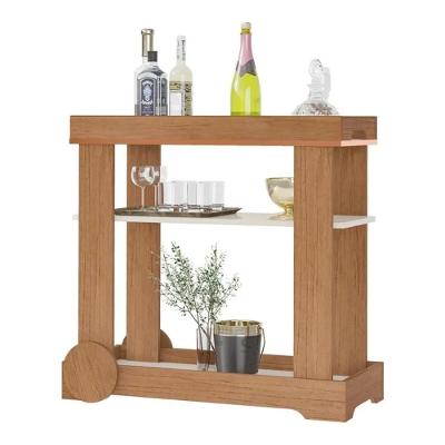 Carrinho Bar Rose 80cm Cinamomo Artely