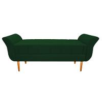 Recamier Estofado Ari 195Cm King Size Suede Verde Doce Sonho