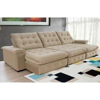 Sofá Coliseu Super Pillow 3,70m bege - 1