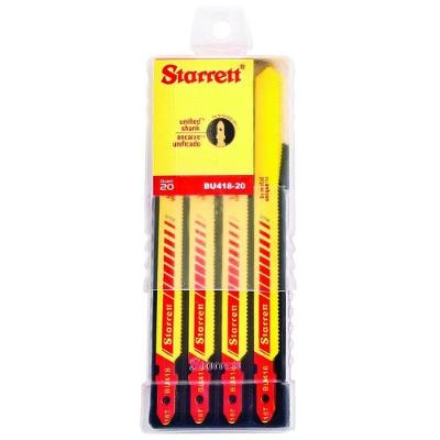 Lâmina Serra Tico-tico Multi 100x9.5mm 18 Dentes 5 Peças Starrett Bu418