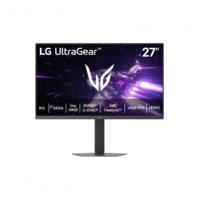 Monitor LG UltraGear™ G4, 27G440A-B 27 FHD, 240Hz, sRGB 99% (Typ.), 1ms (GtG), HDMI 2.0, NVIDIA® G-SYNC®, AMD FreeSync™ Premium