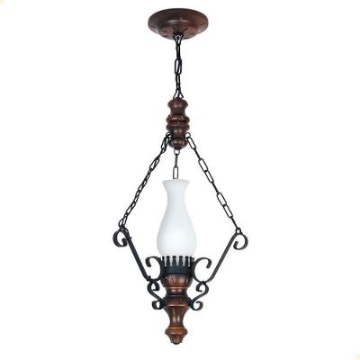 Lustre Muller Rustico 1 Lâmpada Envelhecido 801e