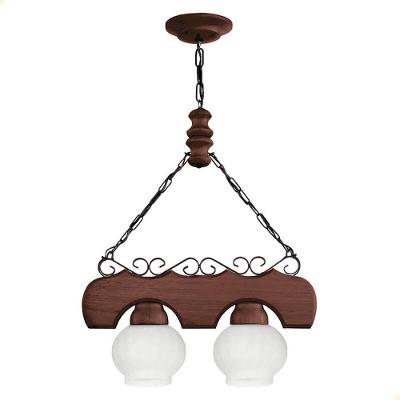 Lustre Muller Canga 2 Lâmpadas Envelhecido 402e