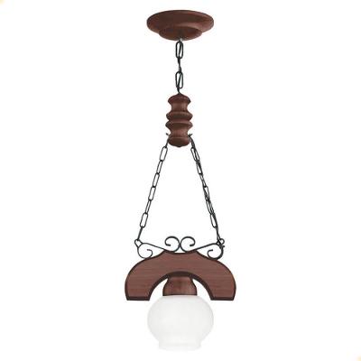 Lustre Muller Canga 1 Lâmpada Envelhecido 401e