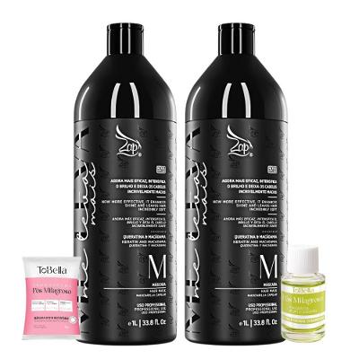 Kit 2 Passo 2 Me Leva Black 1Litro + Sache + Óleo Reparador