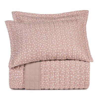 Jogo De Colcha Queen Altenburg Malha Fio Penteado Bits Rosê