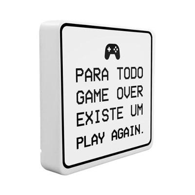 Luminária Box Slim Play Again Usb