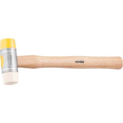 Martelo 28 Mm, Borda Intercambiável, Nylon/poliuretano, Cabo Em Madeira, Vonder Ostenvonder