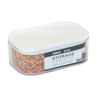 Pote Hermético A Vácuo Plástico 425ml Armazenamento Eficiente E Prático