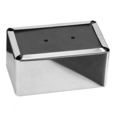 Kit 14 Porta Guardanapo Deitado para Papel em Aço Inox 430 com Película Protetora Inox Premium