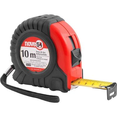 Trena De Aço Emborrachada 10 M X 25 Mm Nove54 Ostenvonder