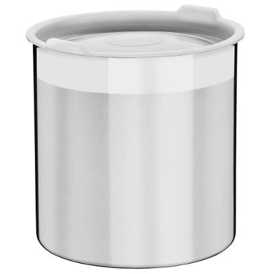 Pote Tramontina Cucina Em Aço Inox Para Mantimentos Com Tampa Plástica 16cm 3,4L