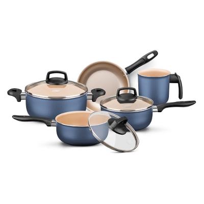 Conjunto Florence Azul Supra Tvt 5 Peças