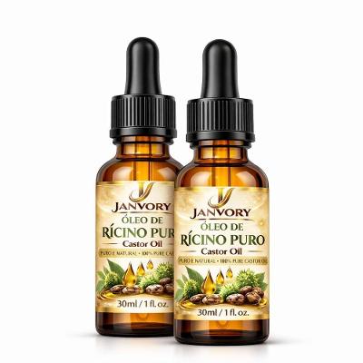 Kit com 2 Óleos de Rícino 100% Puros 30Ml Cada (60 Ml No Total)