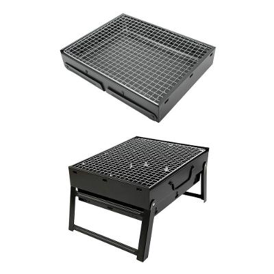 Mini Churrasqueira Portatil Dobravel Para Apartamento Camping Maleta Churrasco 44x29cm