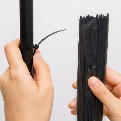 Abraçadeira De Nylon 20cm X 3,6mm Com 100 Unidades - Preta