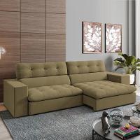 Sofa Retratil E Reclinavel 3 Lugares 246 Cm Eldorado Sl 945 Veludo Moll Sl 945 - 10