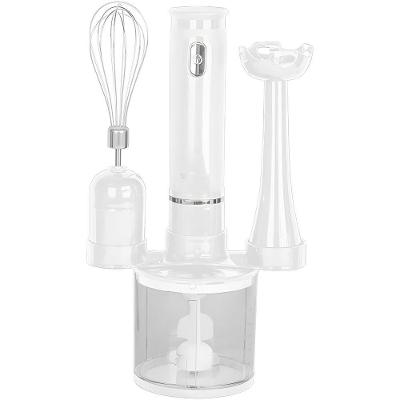 Mixer 3 Em 1 200w 110V Com Processador E Fouet 700ml – Potente, Prático E Fácil De Limpar | Branco