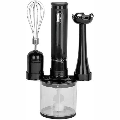 Mixer E Processador 2 Em 1 200w 220V Com Fouet 700ml Alta Potência Para Cozinha | Preto