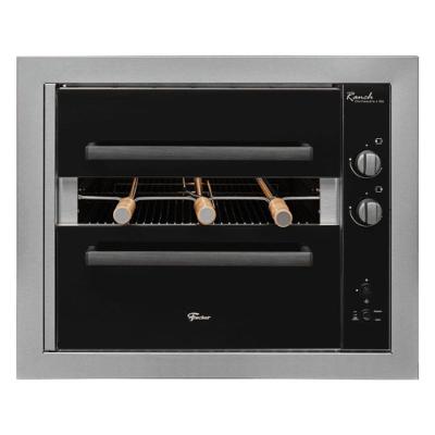 Churrasqueira Fischer 36170 A Gás Embutir Ranch 3 Espetos Inox GLP  Bivolt 36170-101659