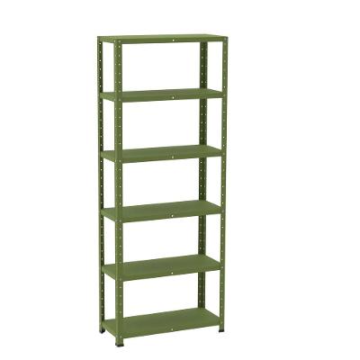 Estante De Estrutura Metálica Com 6 Prateleiras 175cm(a) Com Reforço Verde Miró