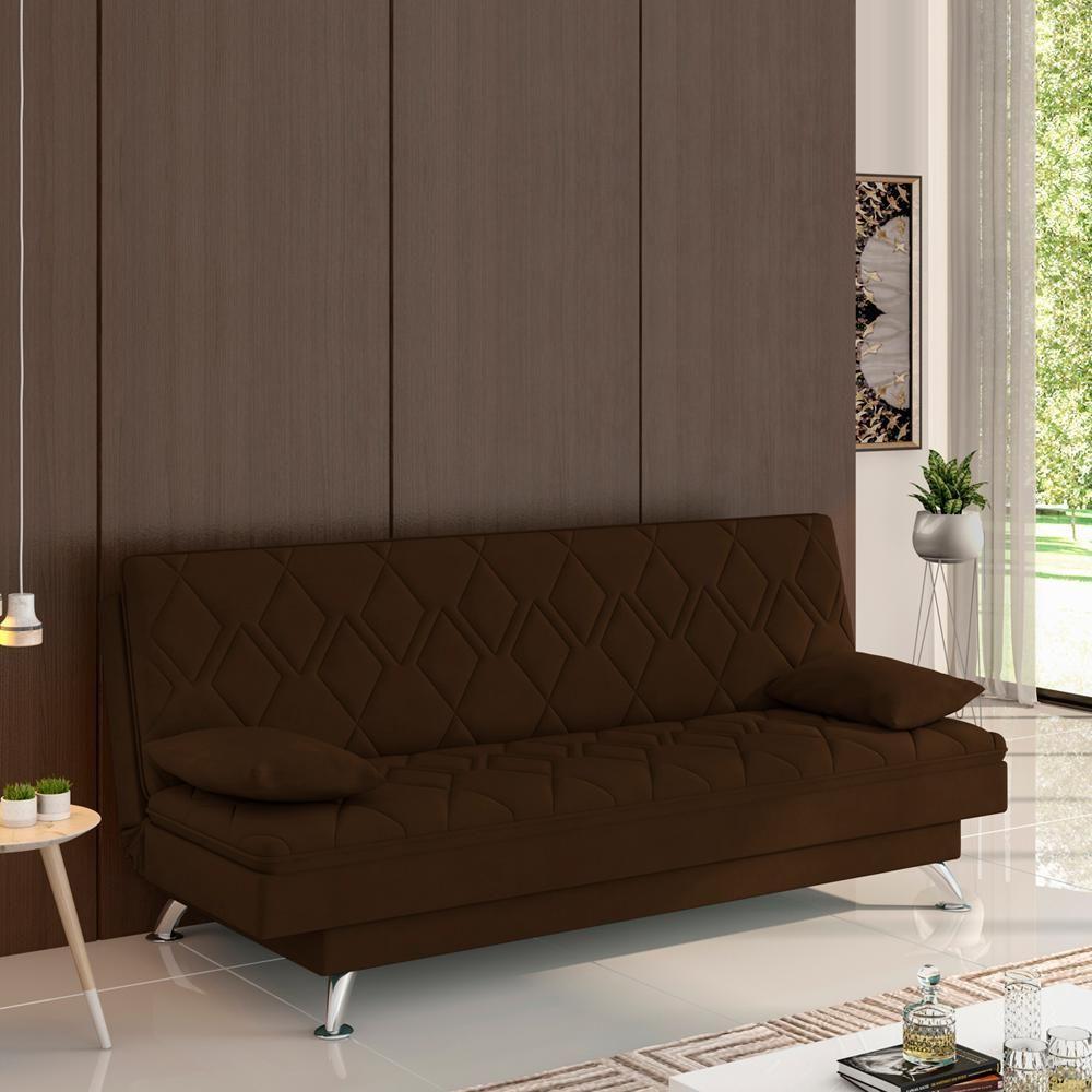 Sofa Cama 3 Lugares 193 Cm Eva Veludo Sl 942 Moll Sl 942 - 3