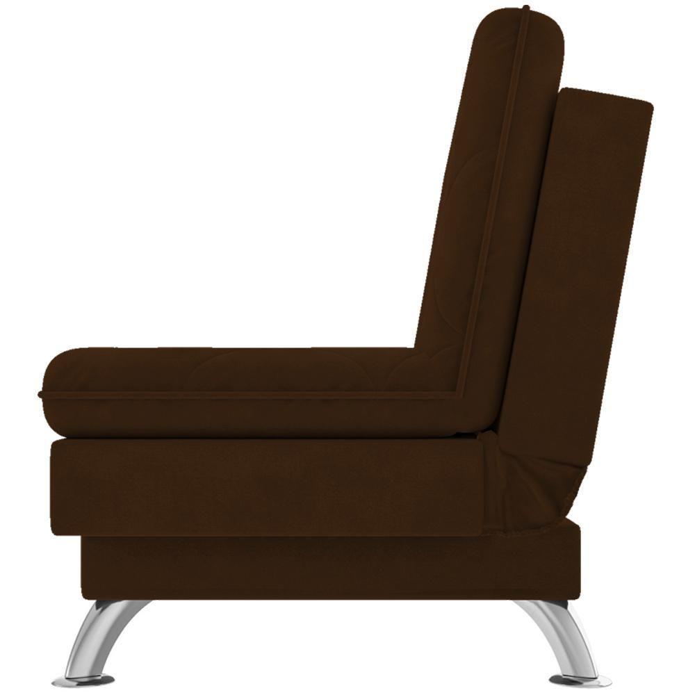 Sofa Cama 3 Lugares 193 Cm Eva Veludo Sl 942 Moll Sl 942 - 4