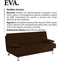 Sofa Cama 3 Lugares 193 Cm Eva Veludo Sl 942 Moll Sl 942 - 8