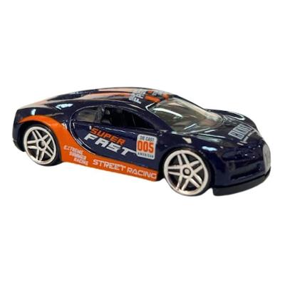 Mini Veículos Die Cast Garagem S.a. - Esportivo Azul-laranja