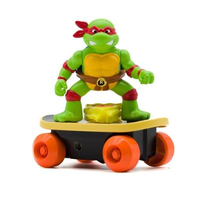 Veículo à Corda Tartarugas Ninja Switch Kick Skaters - Raphael
