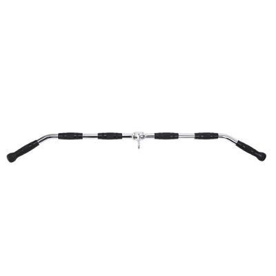 Pulley Puxador Costas Emborrachado 122cm (lat Pulldown Bar) - As - Preto