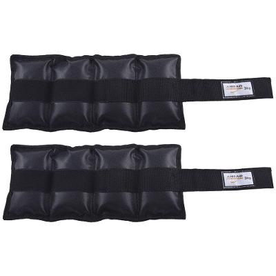 Par Caneleiras De Peso 3kg (ankle Weights Pair 3kg) - Ultrafit - Preto
