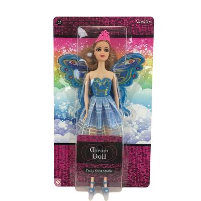 Boneca Dream Doll Butterfly Cabelo Castanho