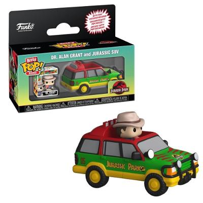 Bitty Pop! Rides Jurassic Park Dr. Alan Grant E Jurassic Suv