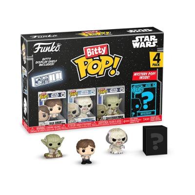 Bitty Pop Star Wars Episódio V Han Solo,wampa E Dagobah Yoda