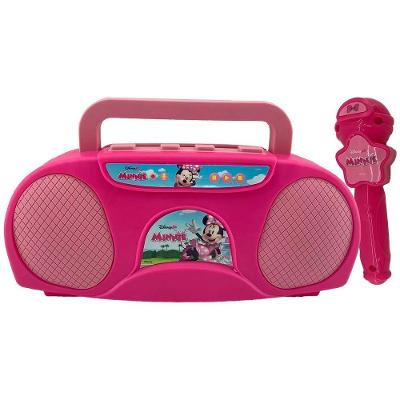 Boombox Karaoke Infantil Minnie -Karaokê