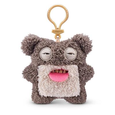 Chaveiro De Pelúcia Fuggler Key Rings 13cm - Cinza