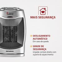 Aquecedor Mondial Termo Ceramica A-05 Aquecedor Ceramic 110V Preto/Prata - 5