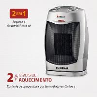 Aquecedor Mondial Termo Ceramica A-05 Aquecedor Ceramic 110V Preto/Prata - 7